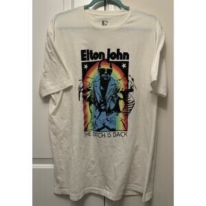 Unisex Size XL Elton John band tee- Excellent Used Condition